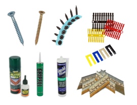 Products for carpenters - nails, glues etc