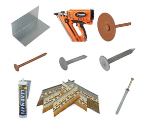Products for roofers - drilling equipment, nails etc